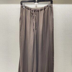 Jaki Womens Helena Eastic Waist Satin Trousers Pant